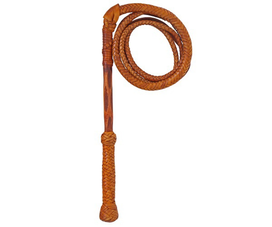 Double Hill Leather Stock Whip image 0